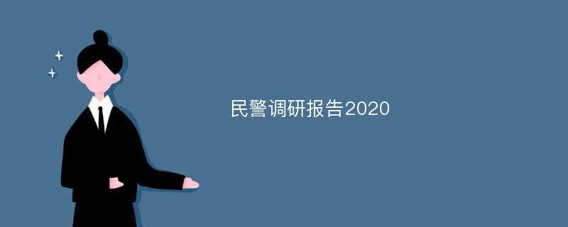 民警调研报告2020